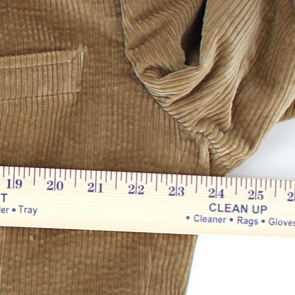 Brooks Brothers Tan Corduroy Blazer 48 Sport Coat Knot Buttons Notch Lapel Vtg - Picture 12 of 16